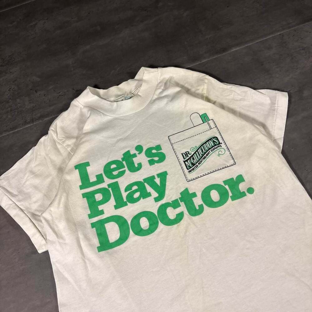 Vintage 80s Dr. McGillicuddy's Let's Play Doctor T-Shirt Single Stitch